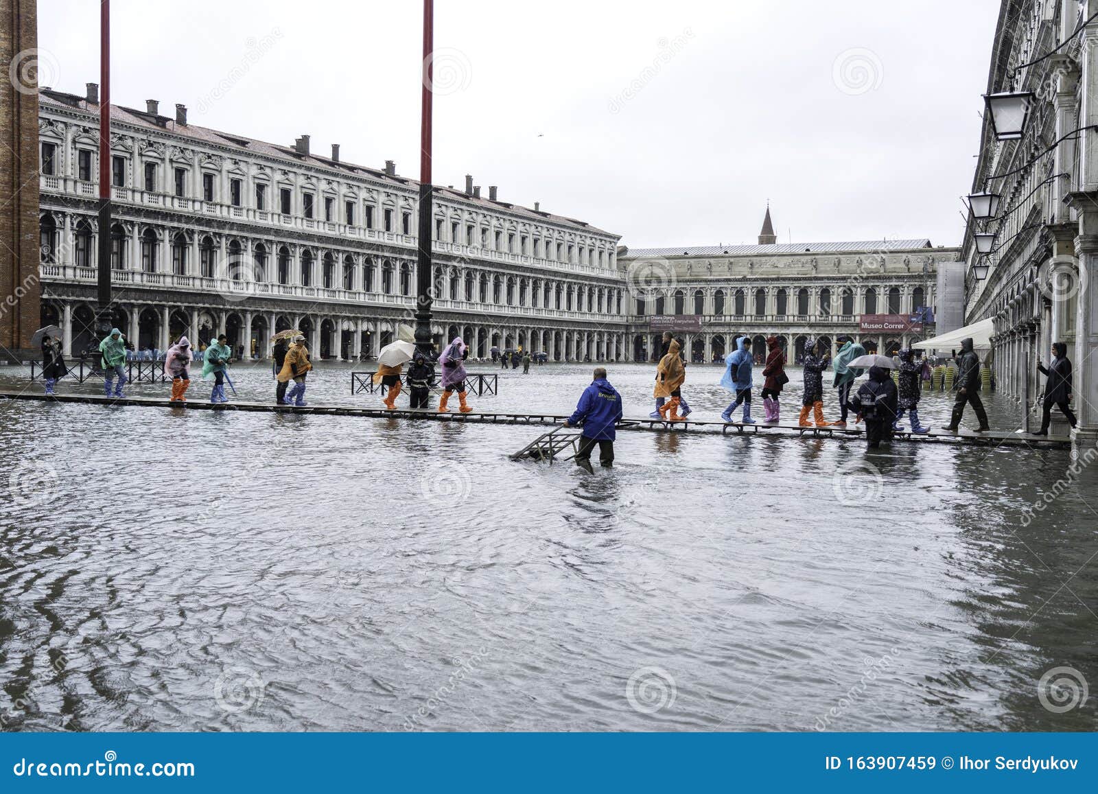 Venice Italy November 12 2019 St Marks Square Piazza