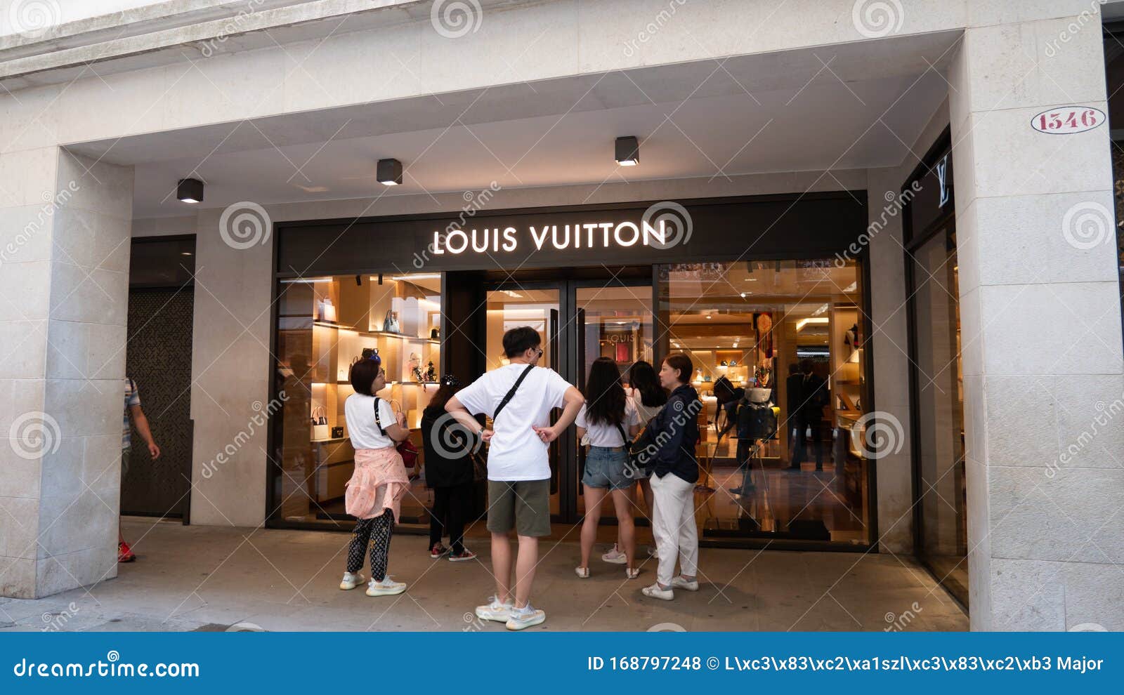Louis Vuitton Luxury Store Front Jacksonville Stock Photo 1051335515