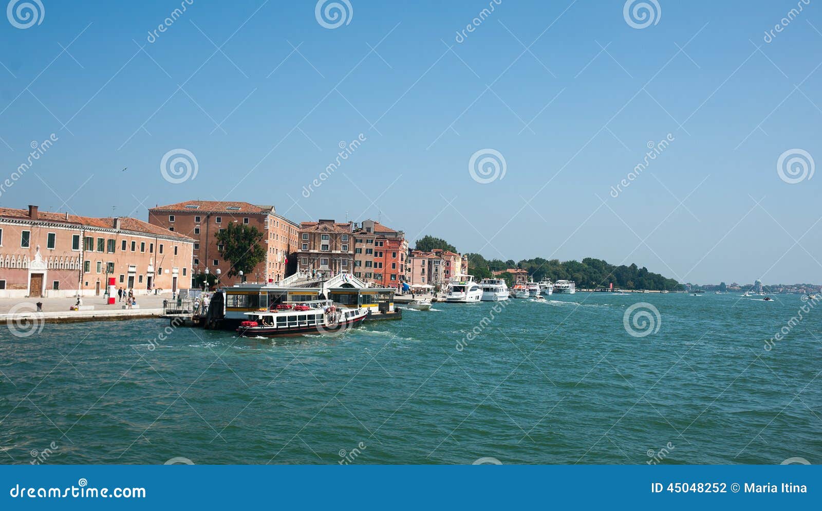 View of Grand Canal in Venice, Italy