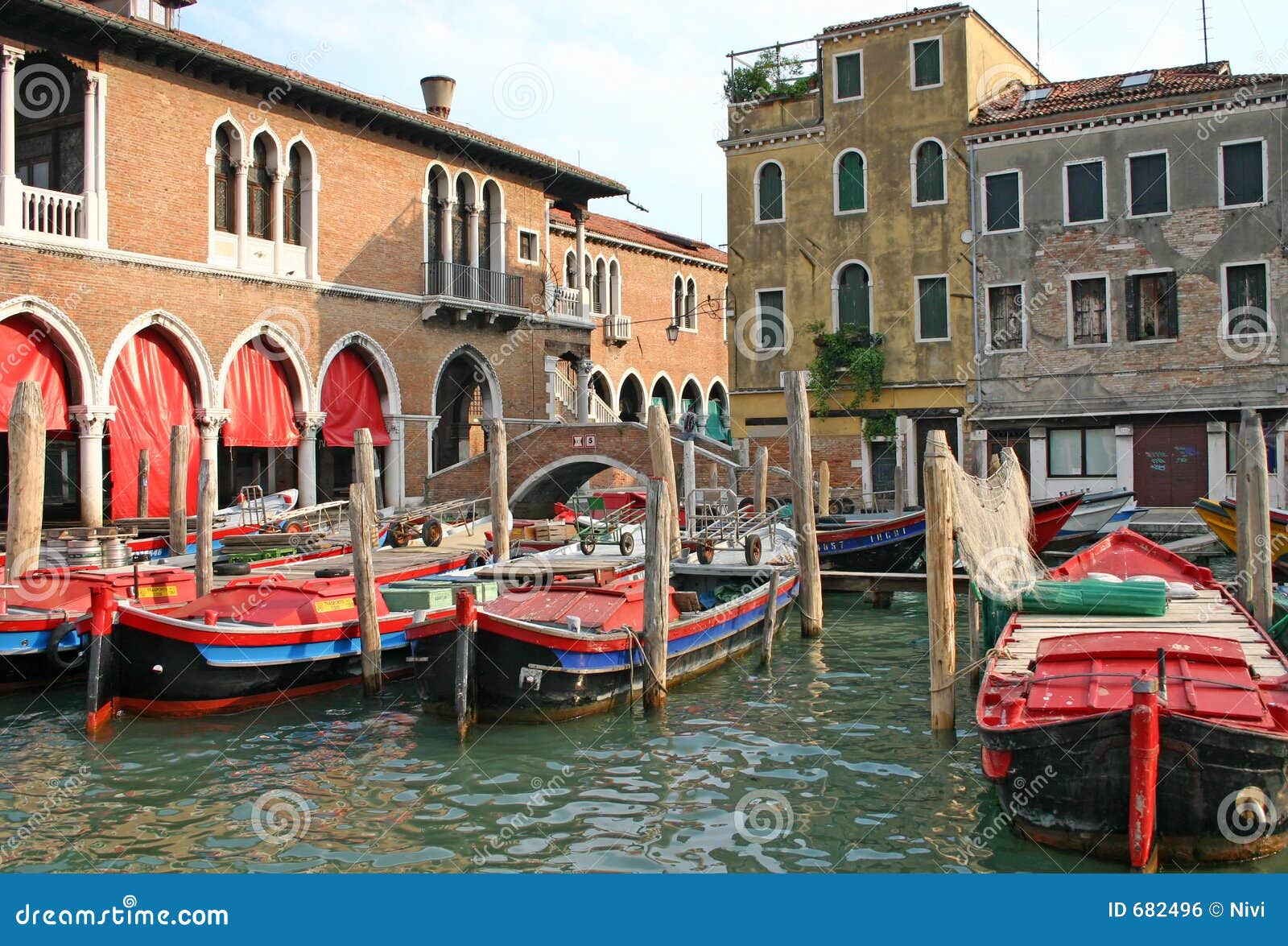 Venice market place stock photo. Image of canal, shopping - 682496