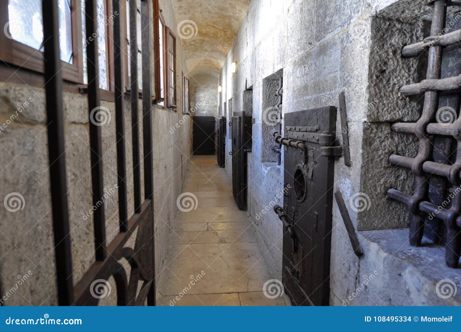 venice - medieval presion locked door