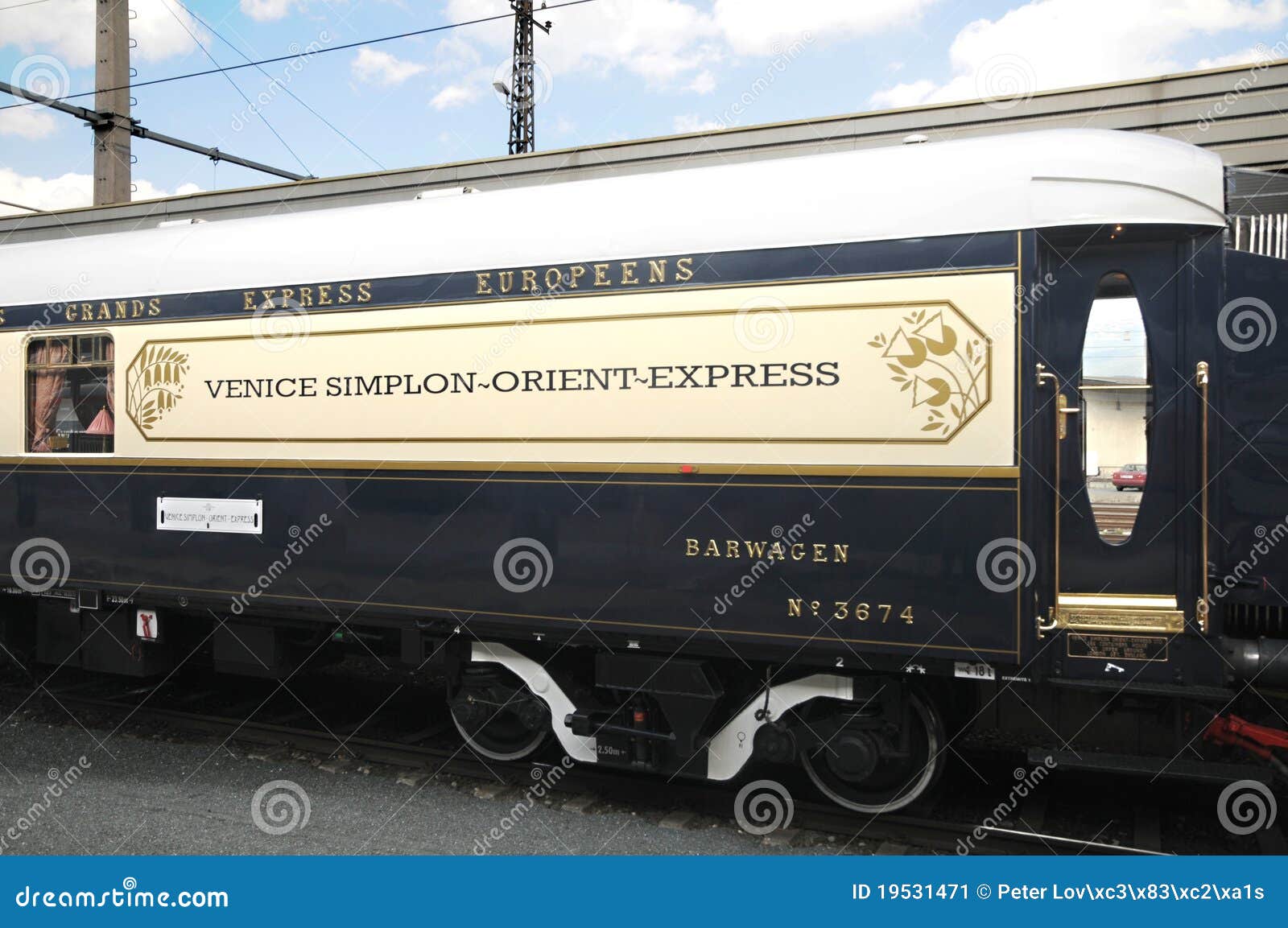 The Venice Simplon-Orient-Express in Innsbruck Editorial Photo