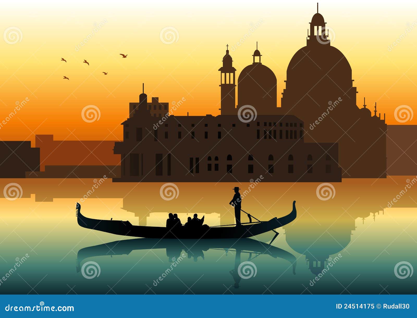 Venice Skyline Royalty Free Stock Photo - Image: 24514175