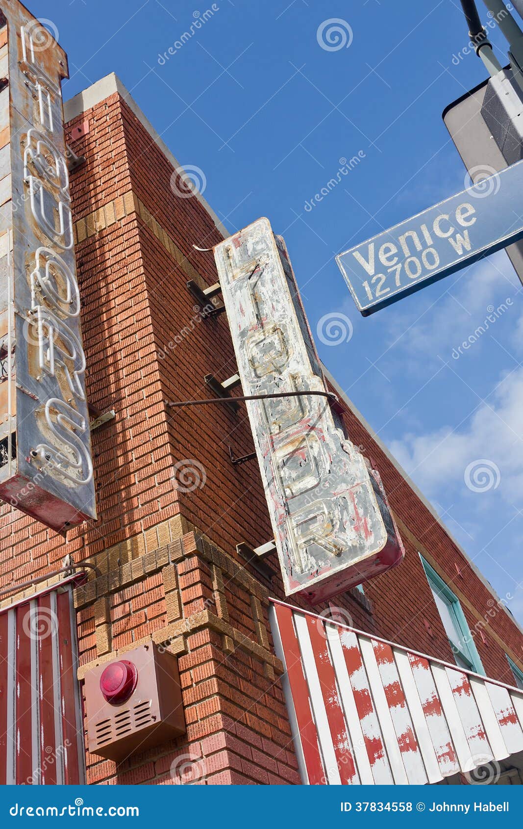 Venice Street Sign stock photo. Image of beach, footpath 37834558