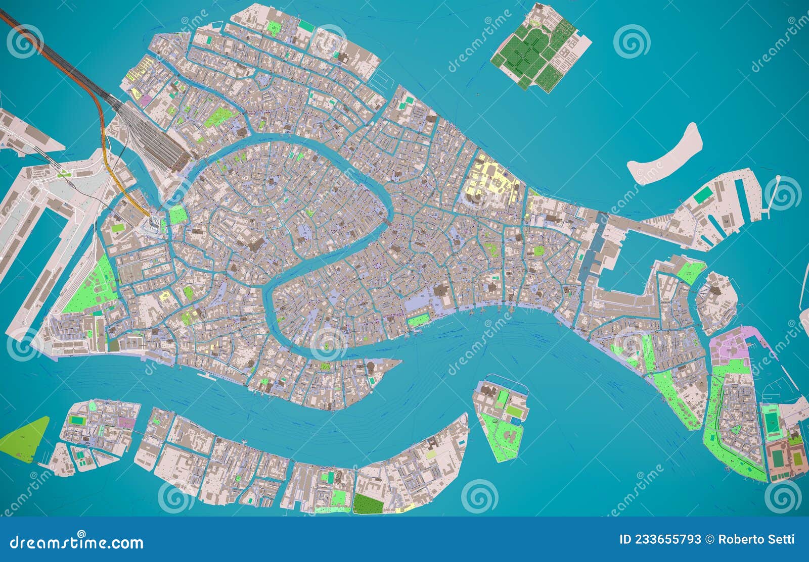 map of venice in hd