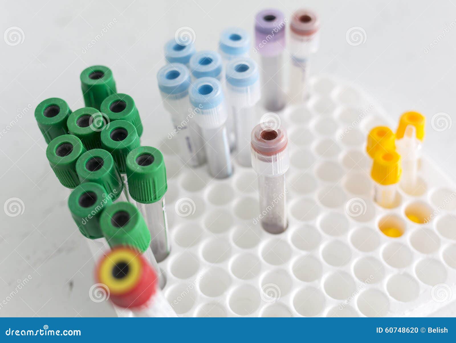 Venipuncture test tubes stock photo. Image of medicine 60748620