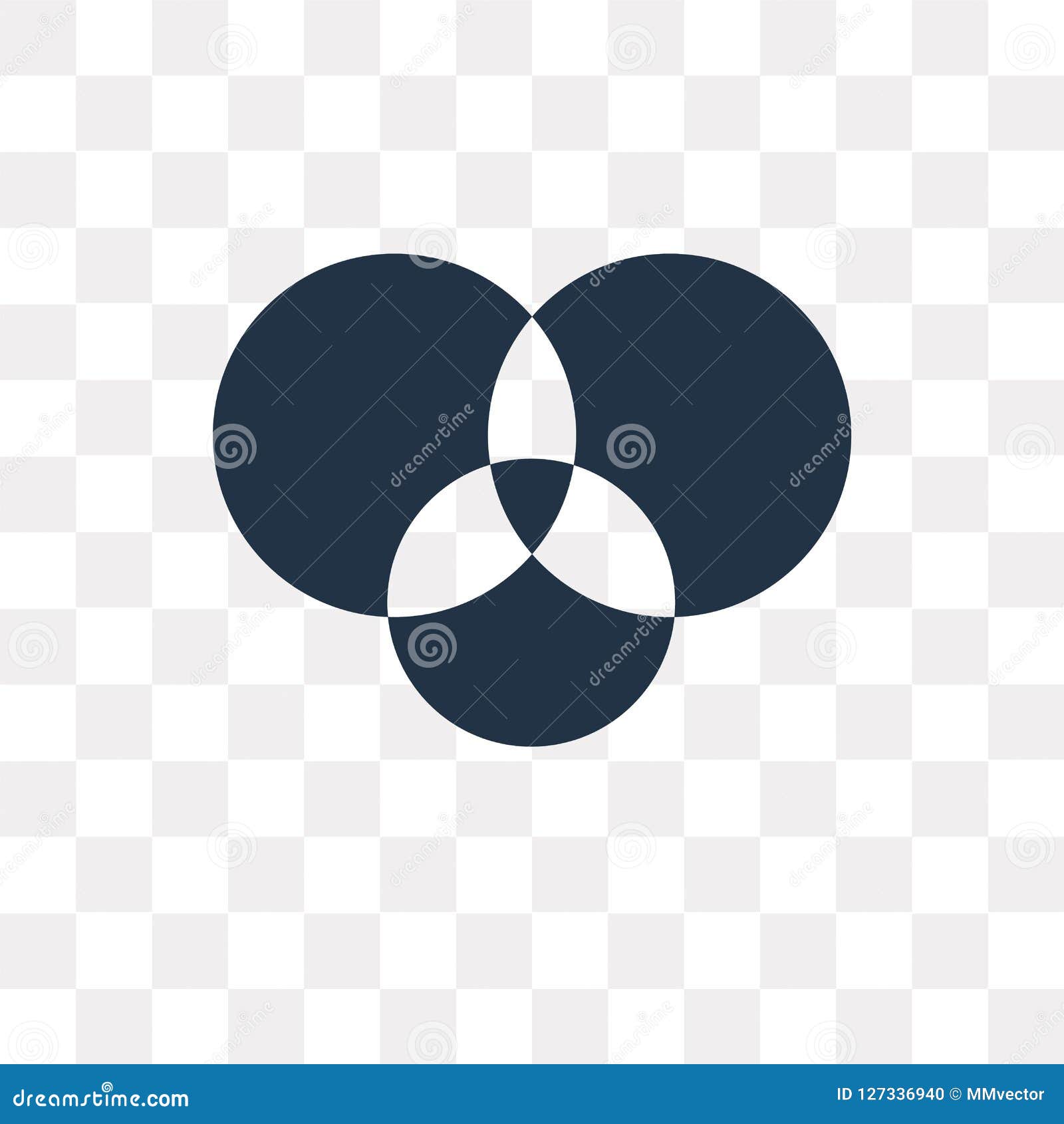venn diagram vector icon isolated on transparent venn diagram transparent