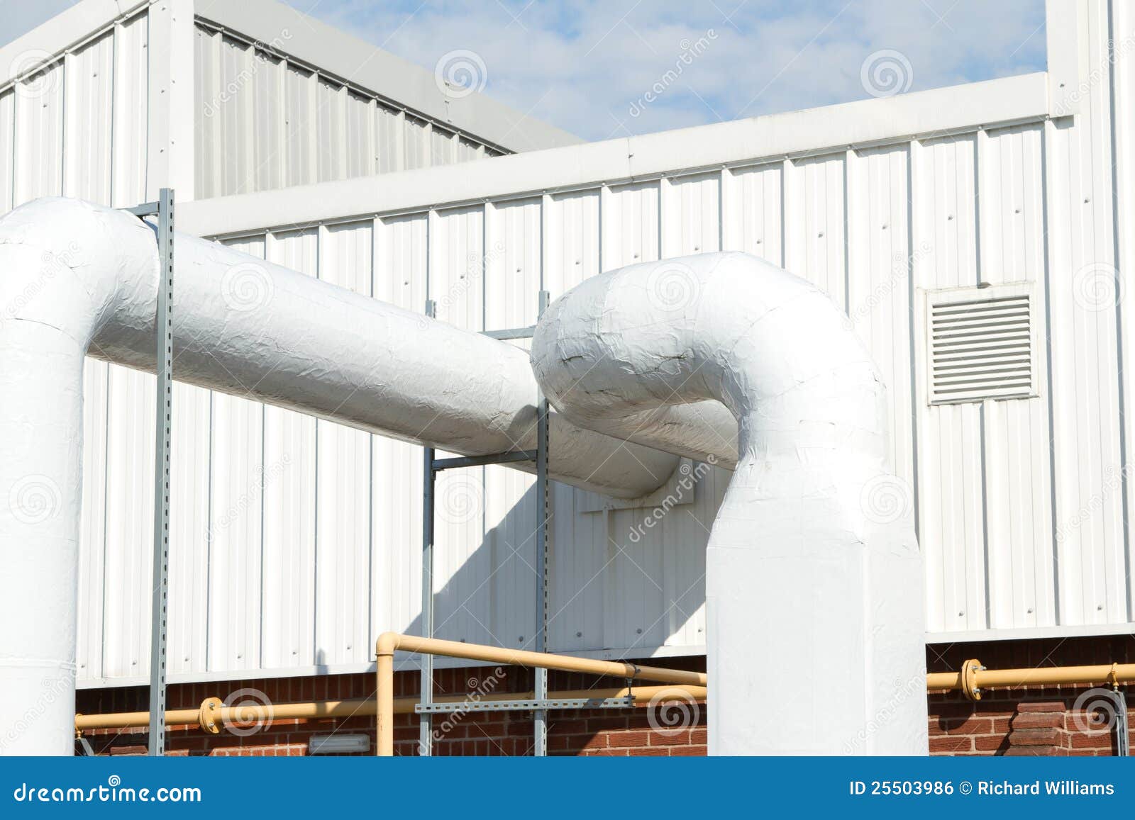 Vent pipes. stock photo. Image of sheeting, construction 25503986