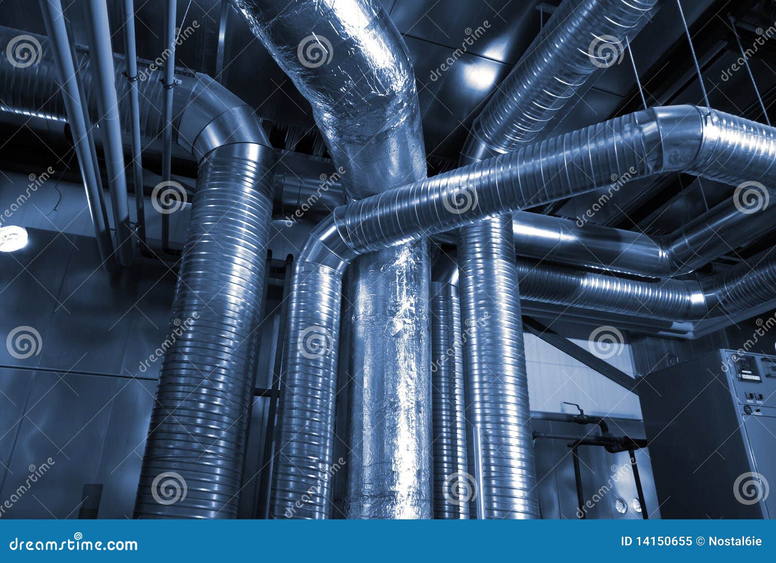 Ventilation Pipes of an Air Condition Stock Image Image of energy