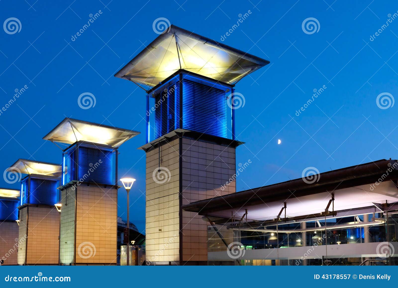 Ventilation Shafts stock image. Image of lighting, business 43178557