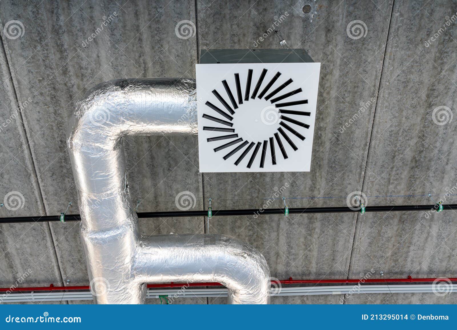 Ventilation in the Shower Room Stock Photo Image of equipment, modern
