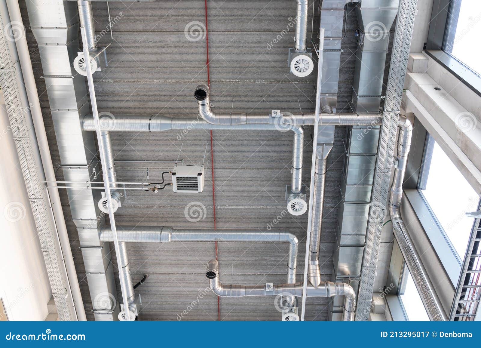 Ventilation in the Shower Room Stock Image Image of stylish, shower