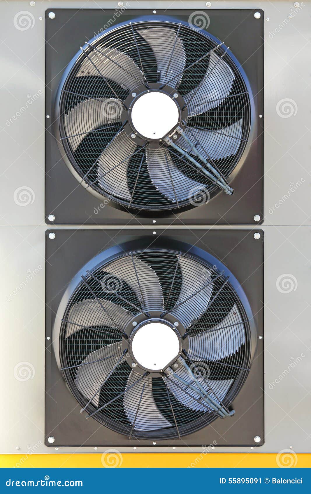 Ventilatori industriali immagine stock. Immagine di industriale - 55895091