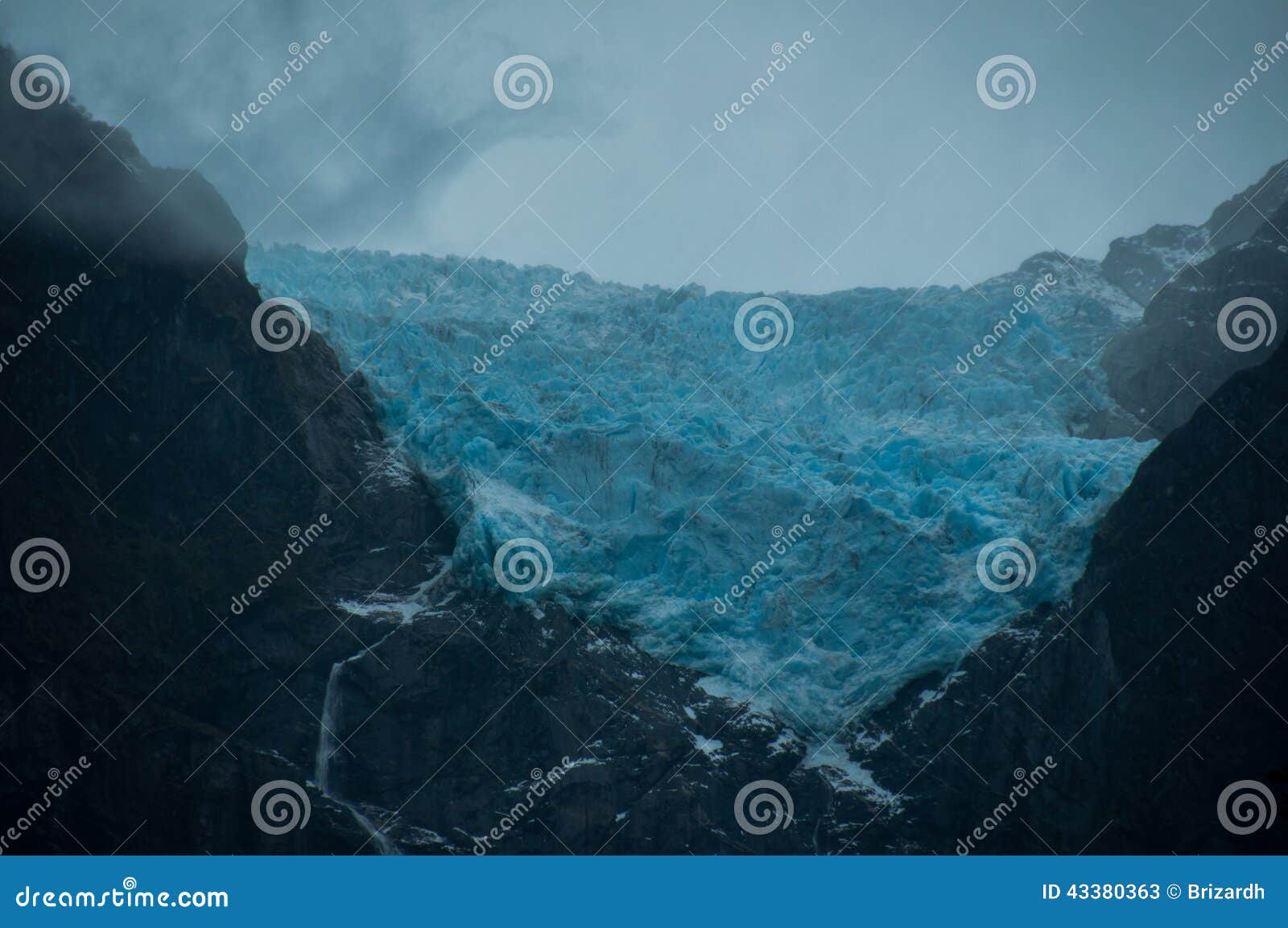 ventisquero glacier, parque nacional of queulat, carretera austral, highway 7, chile