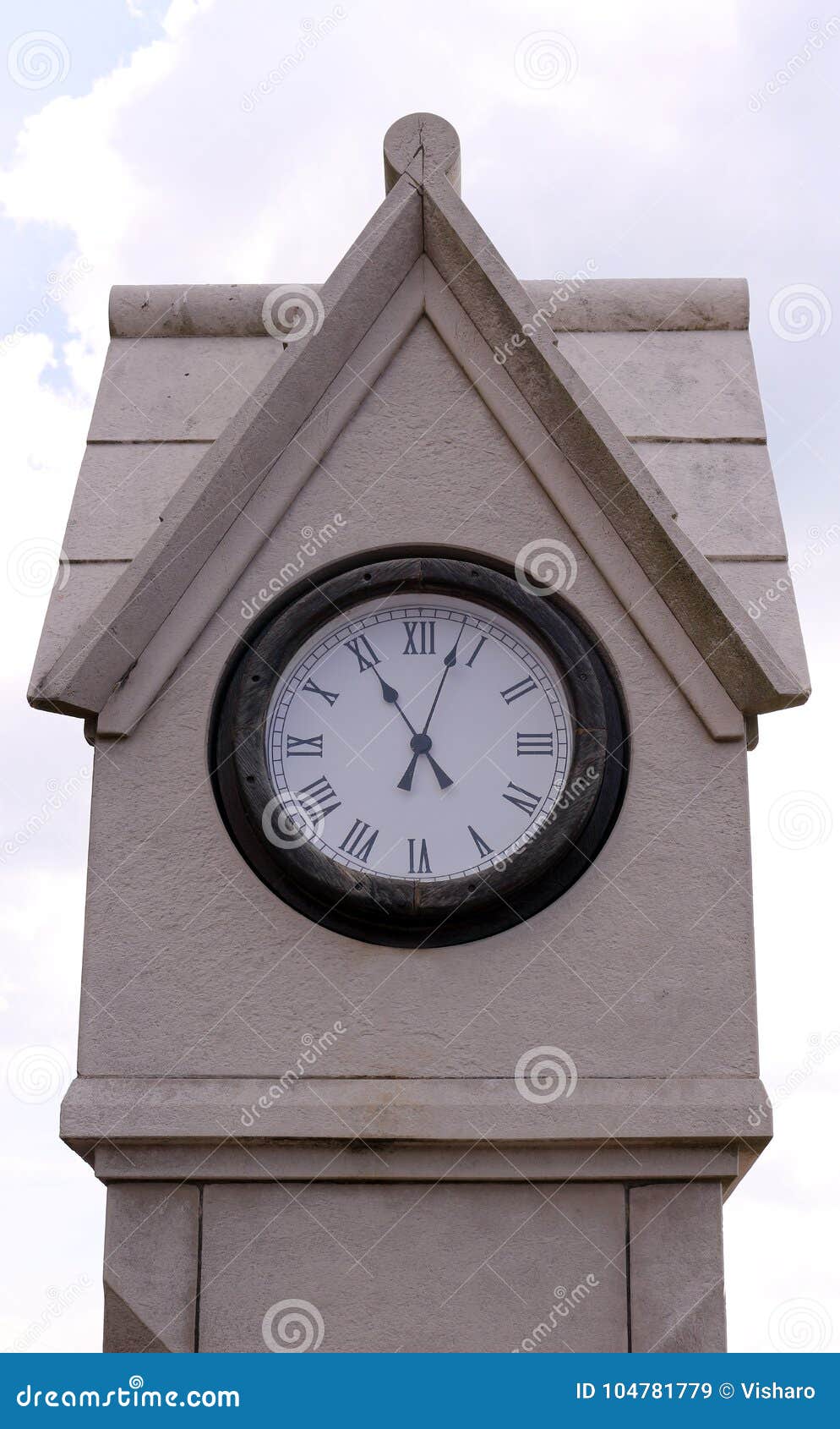 Ventnor Esplanade Clock stock image. Image of esplande 104781779