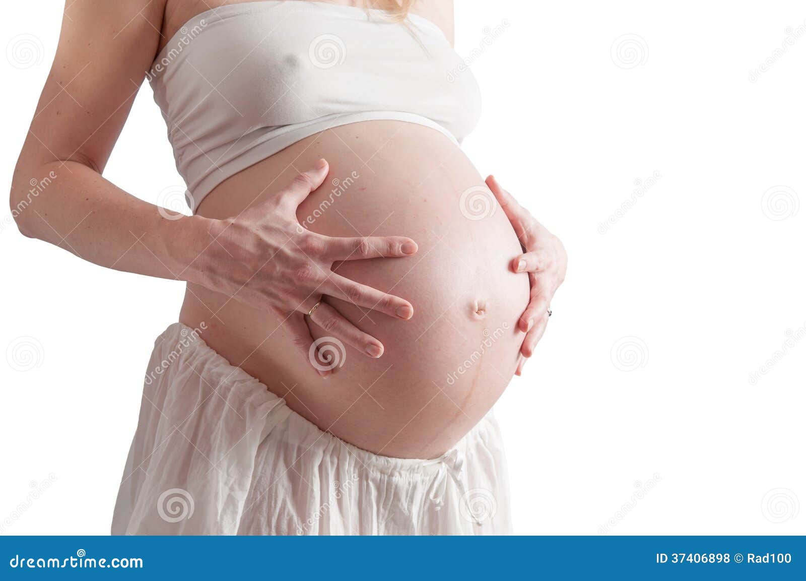 Ventre de femme enceinte photo stock. Image du ventre - 37406898