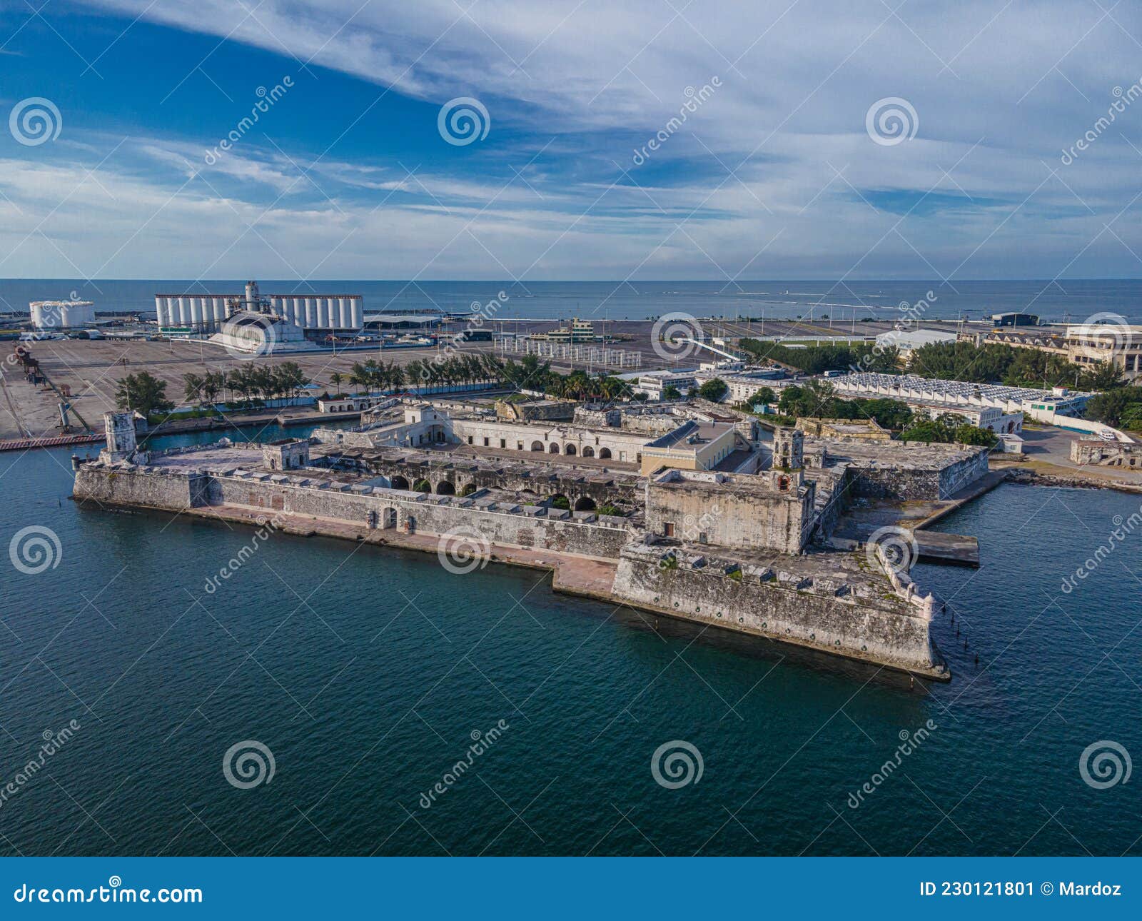 san juan de ulua fortress in veracruz, mexico