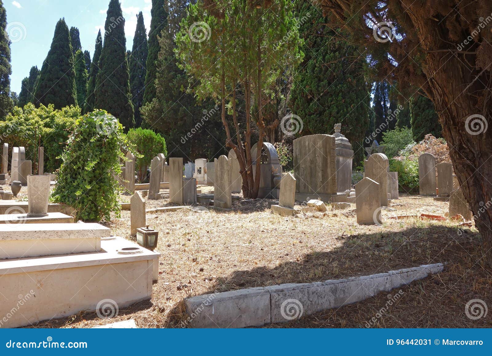 verano cemetery, jewish tombs