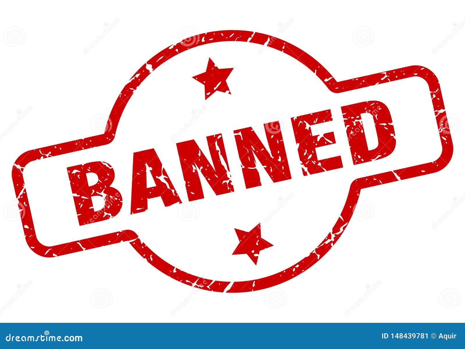 Verbotener Stempel. Verbotener Schmutzweinlesestempel lokalisiert auf wei?em Hintergrund verboten zeichen
