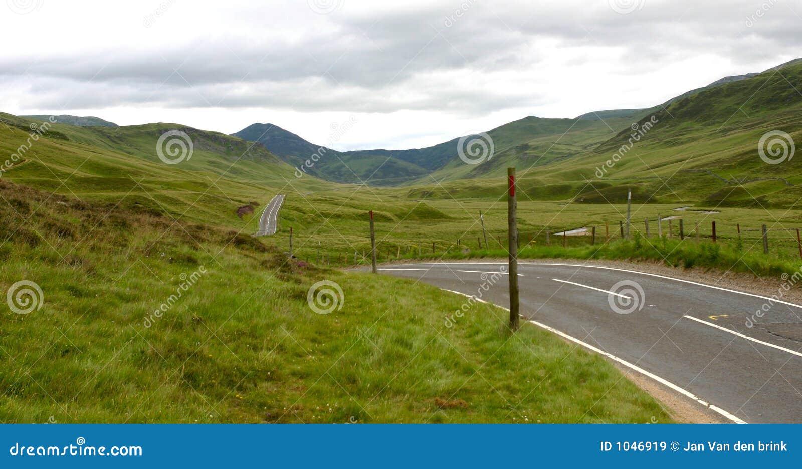 Verde das montanhas. Montanhas de Scotland