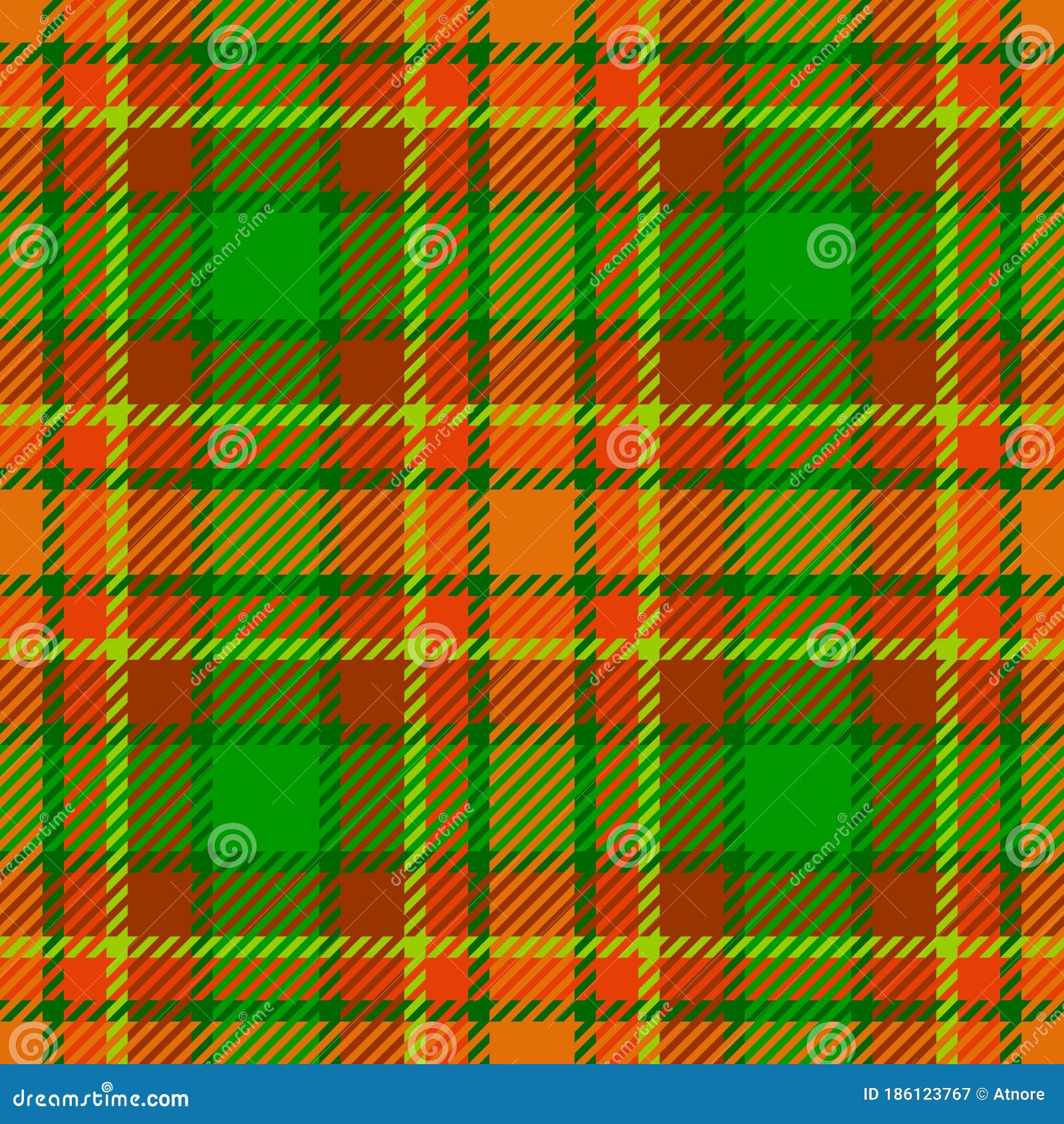 Um Design Sem Costura Xadrez Colorido Em Padrões De Tartan Fundo