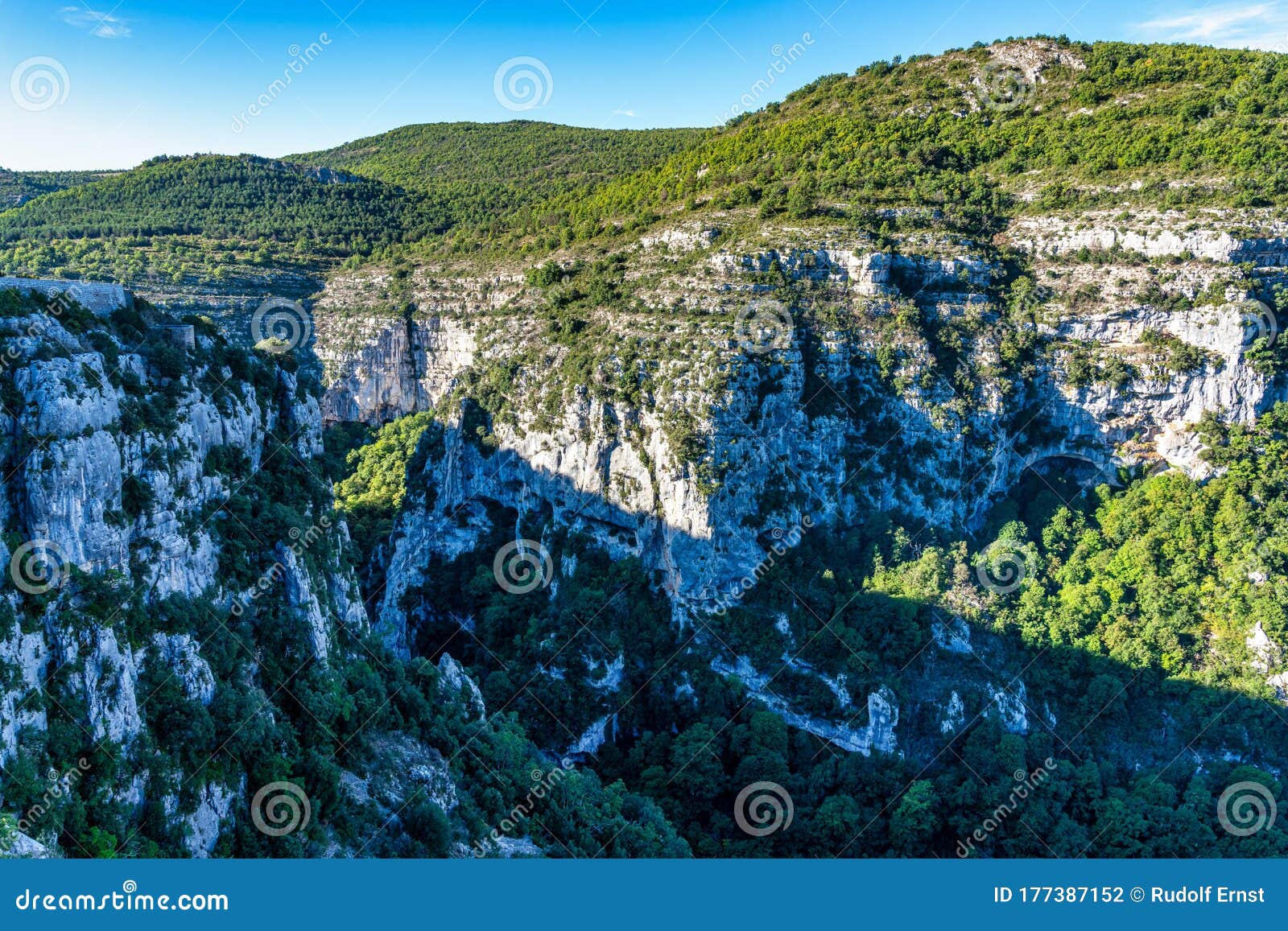 verdon gorge, gorges du verdon in french alps, provence, france