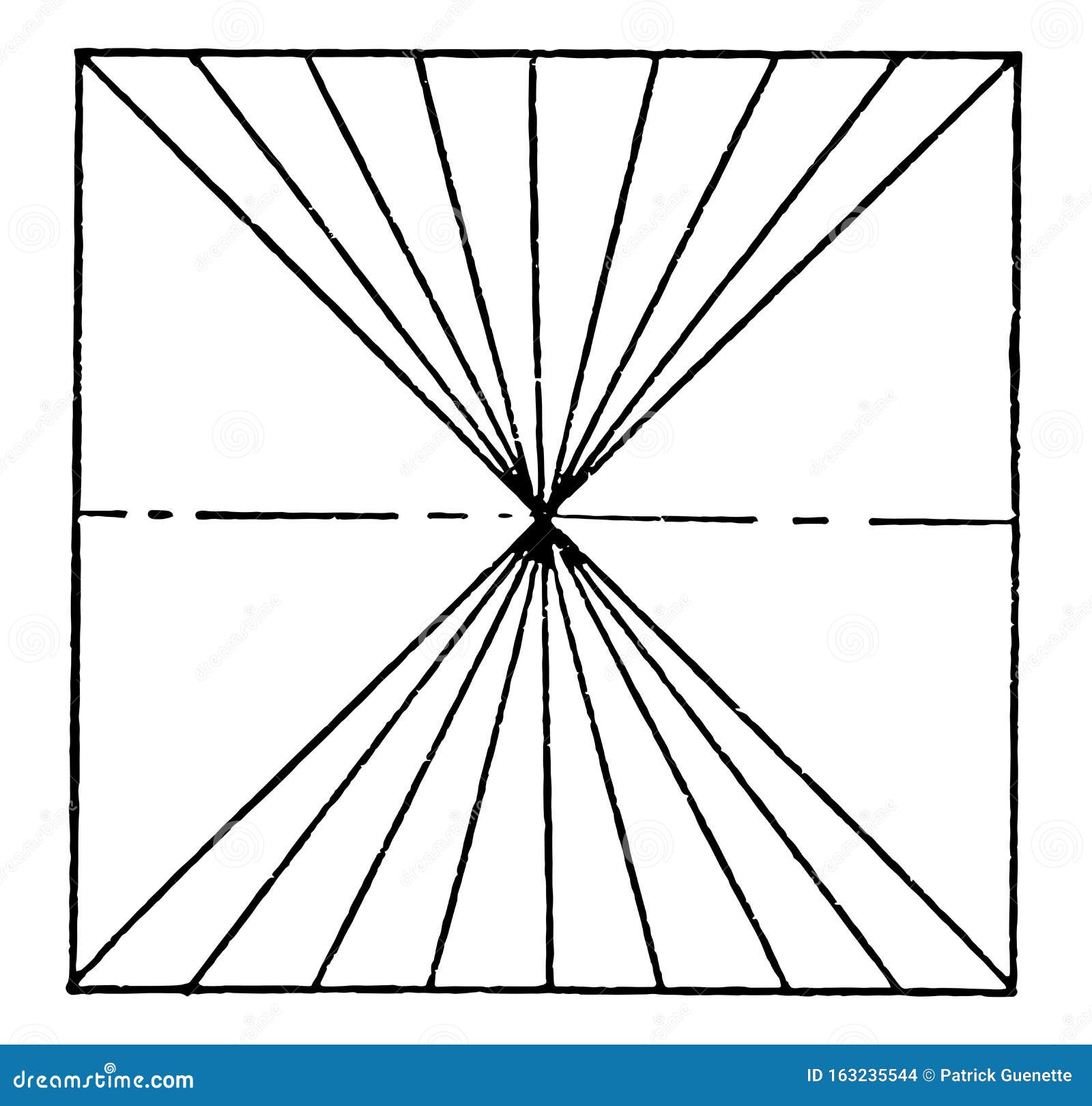 Onvoorziene omstandigheden jukbeen transmissie Verdwijnend Punt Dat Lijnen Parallelle Lijnen in Ruimte Gebruikt Snijdt Het  Vintage Graven Vector Illustratie - Illustration of lijn, snijd: 163235544