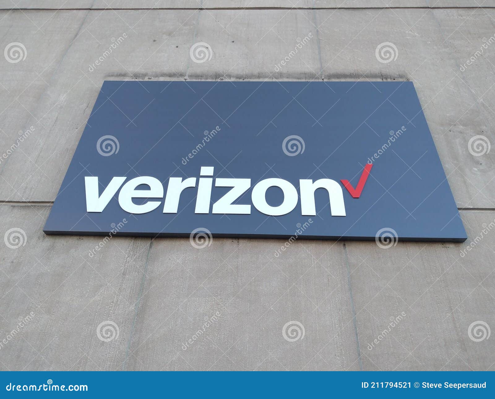 Verizon Logo Sign on Building Editorial Photo Image of building
