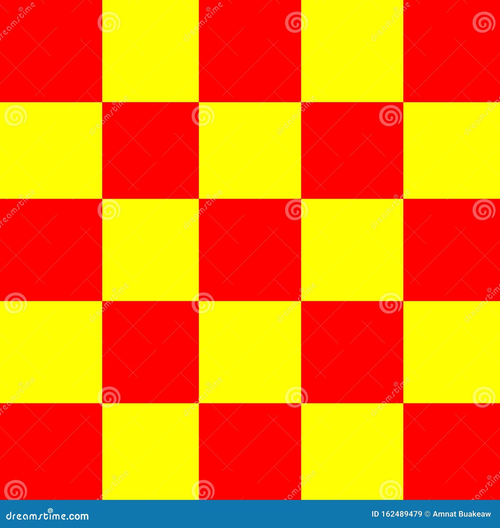 Padrão de xadrez sem costura de vetor fundo retrô amarelo