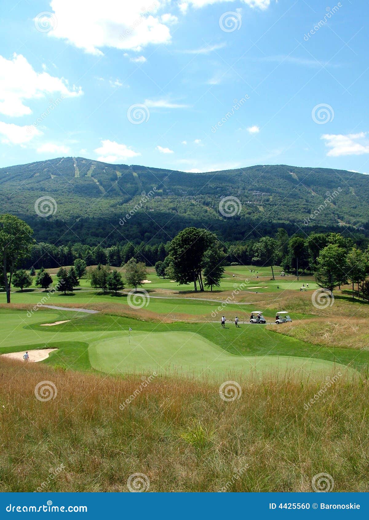 Vermont Golf Course stock photo. Image of holes, competition 4425560