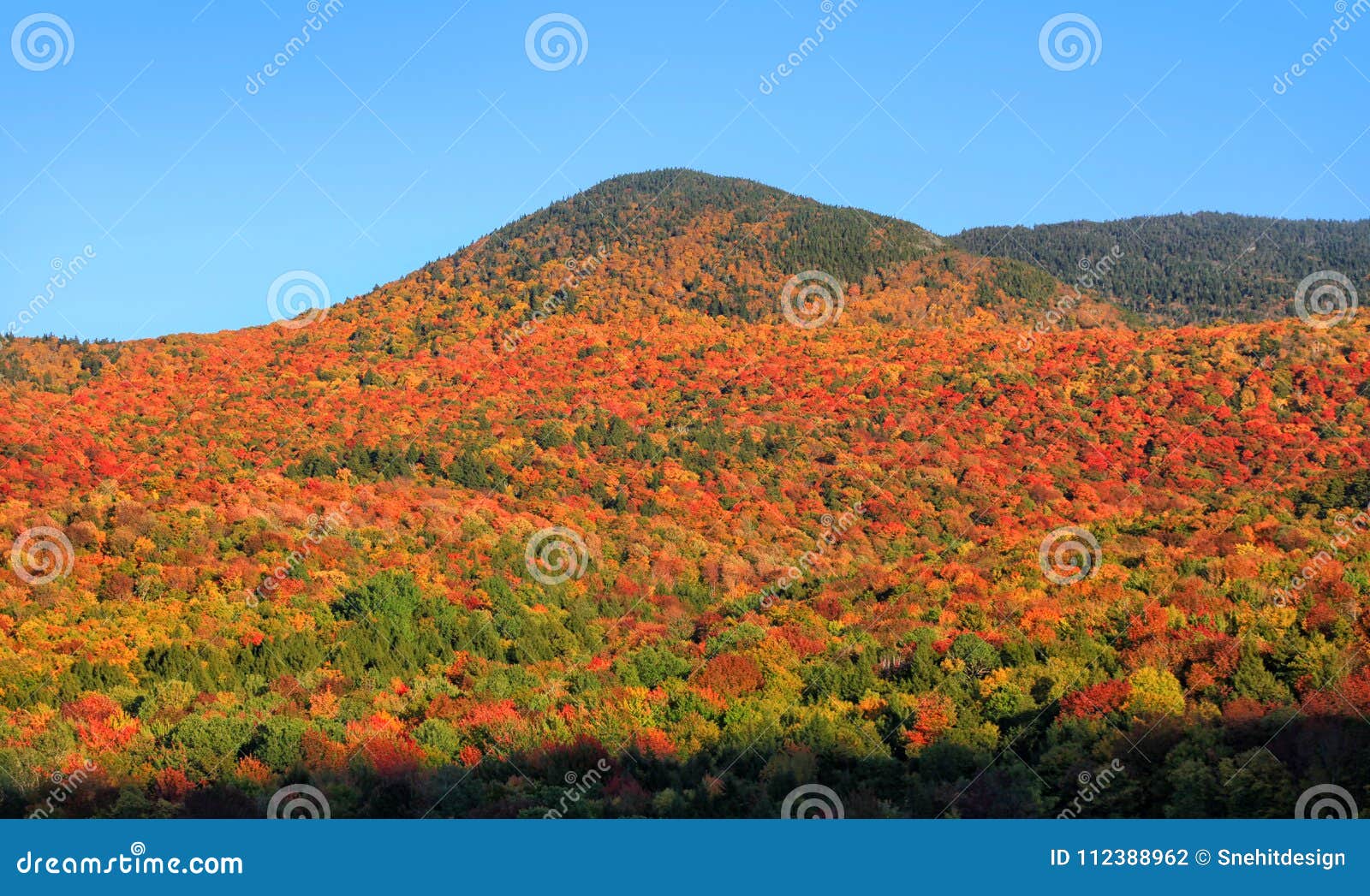 vermont mountains spectacular fall foliage