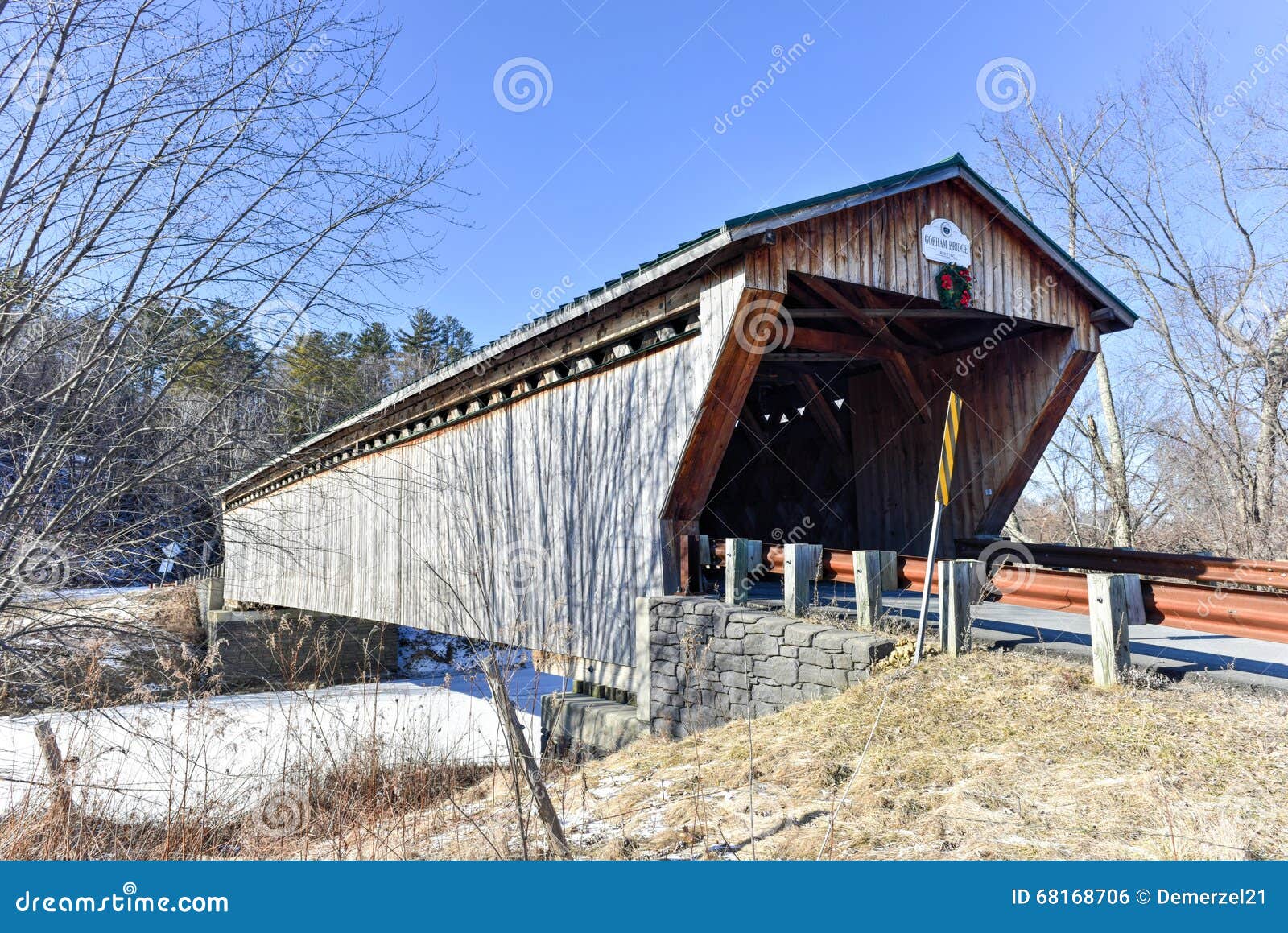 Vermont Zakrywał most. Gorham/Goodnough Zakrywający most w Pittsford, Vermont