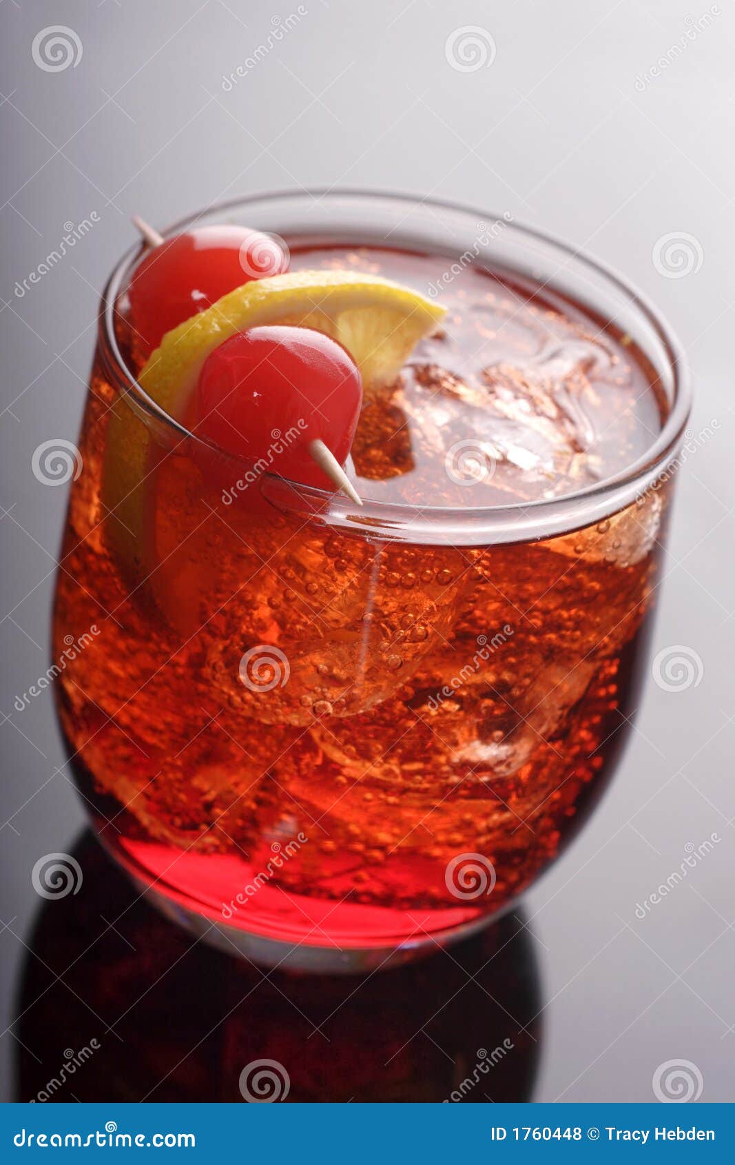 Vermouth and soda stock photo. Image of cocktail, cherry 1760448