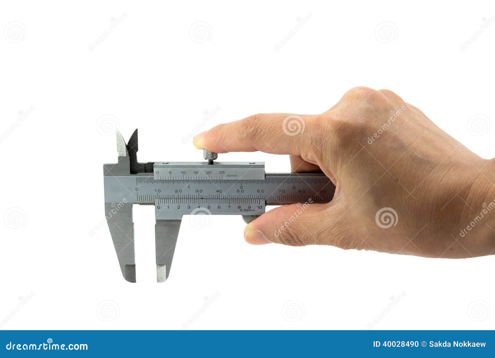 Vernier Handle stock photo. Image of caliper, engineering 40028490