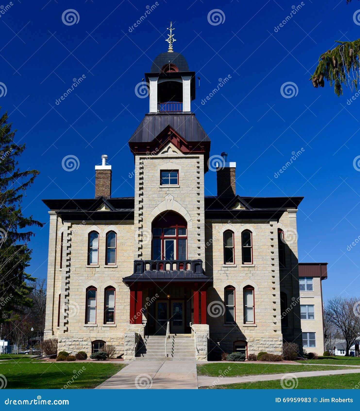 Vernon County Courthouse stockbild. Bild von registrieren 69959983