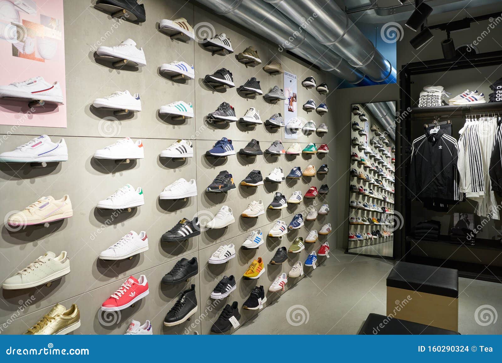 Adidas store editorial stock image. Image of athletic - 160290324