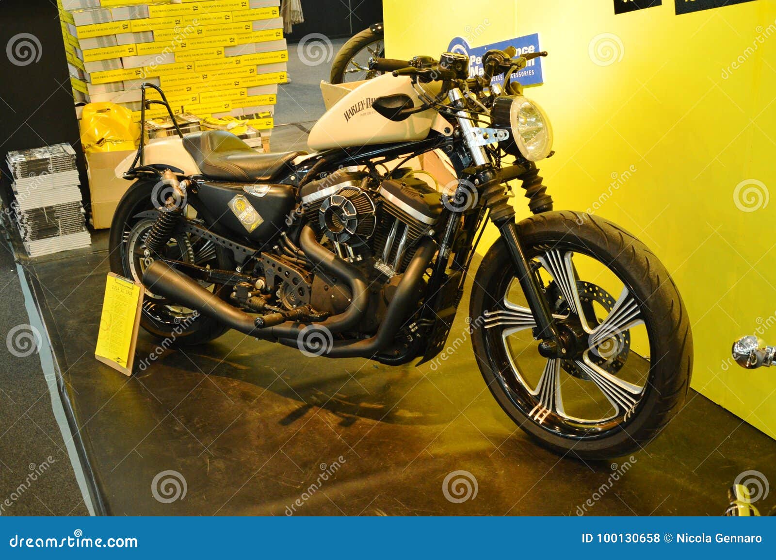 Motor Bike Expo, Motorbike Harley Davidson Black Editorial Stock Photo ...