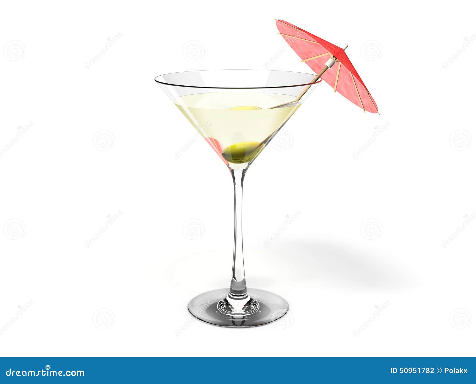 verre martini olive