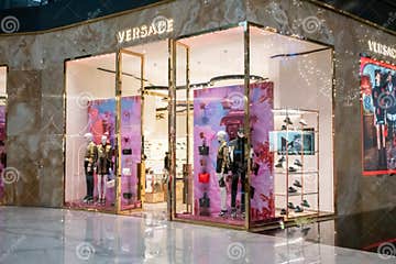 Versace Shop Display at Icon Siam, Bangkok, Thailand, Nov 28, 2020 ...