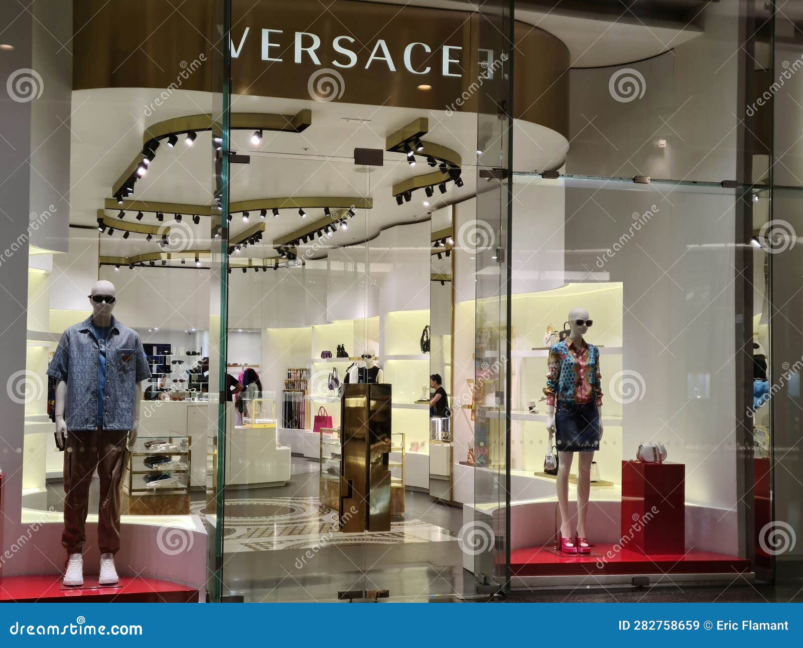 Versace Store in Shopping Mall Editorial Stock Image - Image of ...