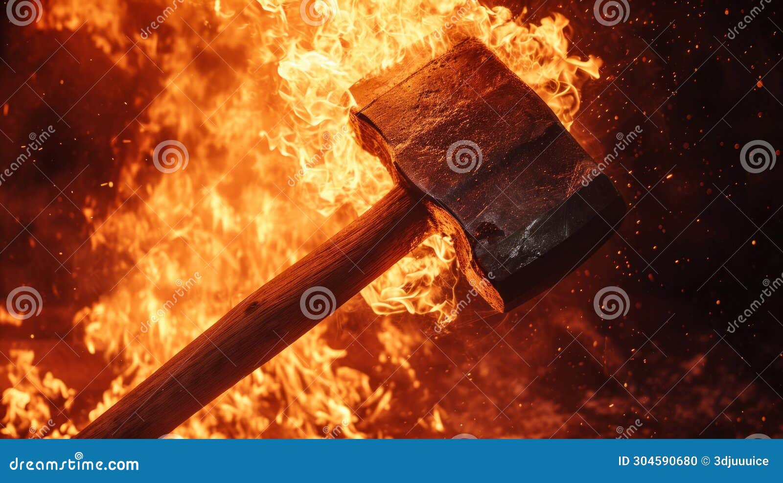 Versatile Hammer Construction Tool Horizontal Illustration. Stock Illustration Illustration of