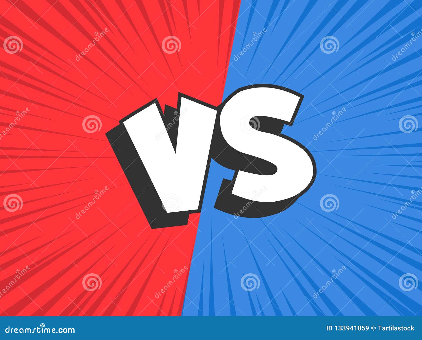 Versus Letters Or VS Battle Fight Competition. Cute Cartoon Style. Pink  Yellow Background Template. Sunburst With Ray Of Light. Starburst Effect.  Flat Design. Vector Illustration Royalty Free SVG, Cliparts, Vectors, and  Stock