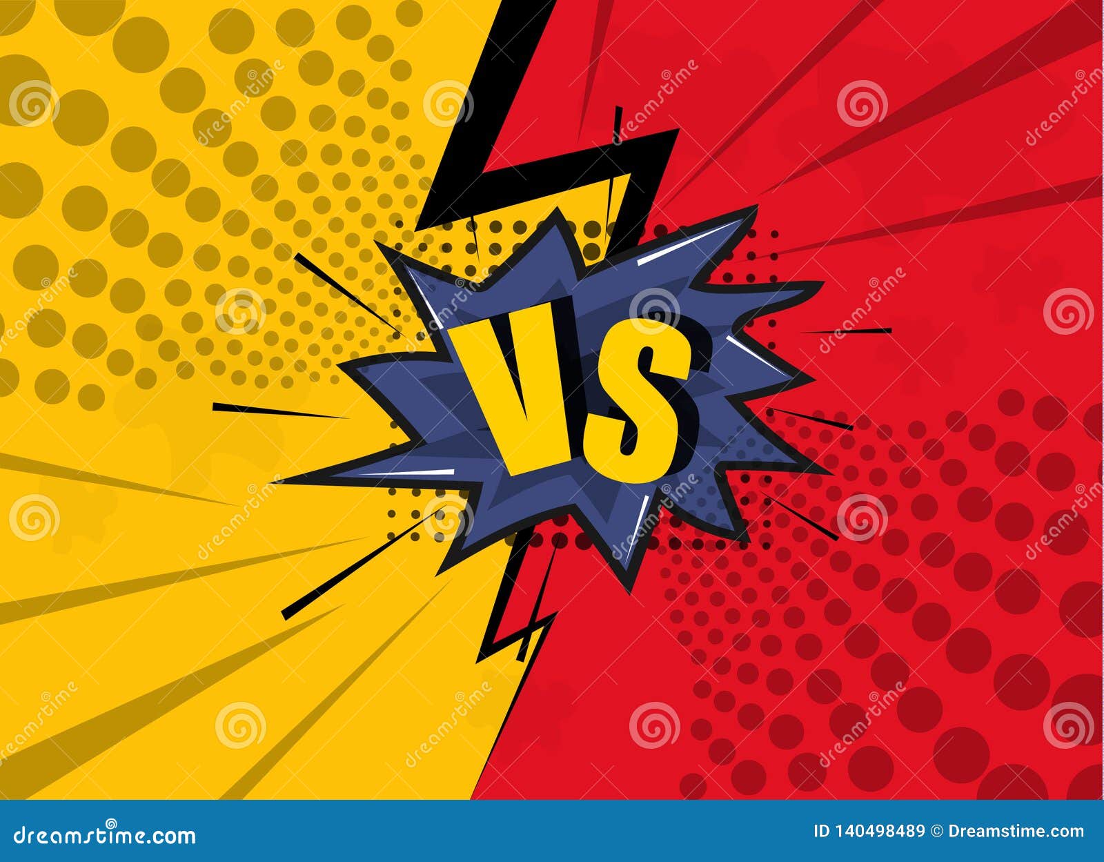 Premium Vector  Versus vs fight comic background speech bubbles.