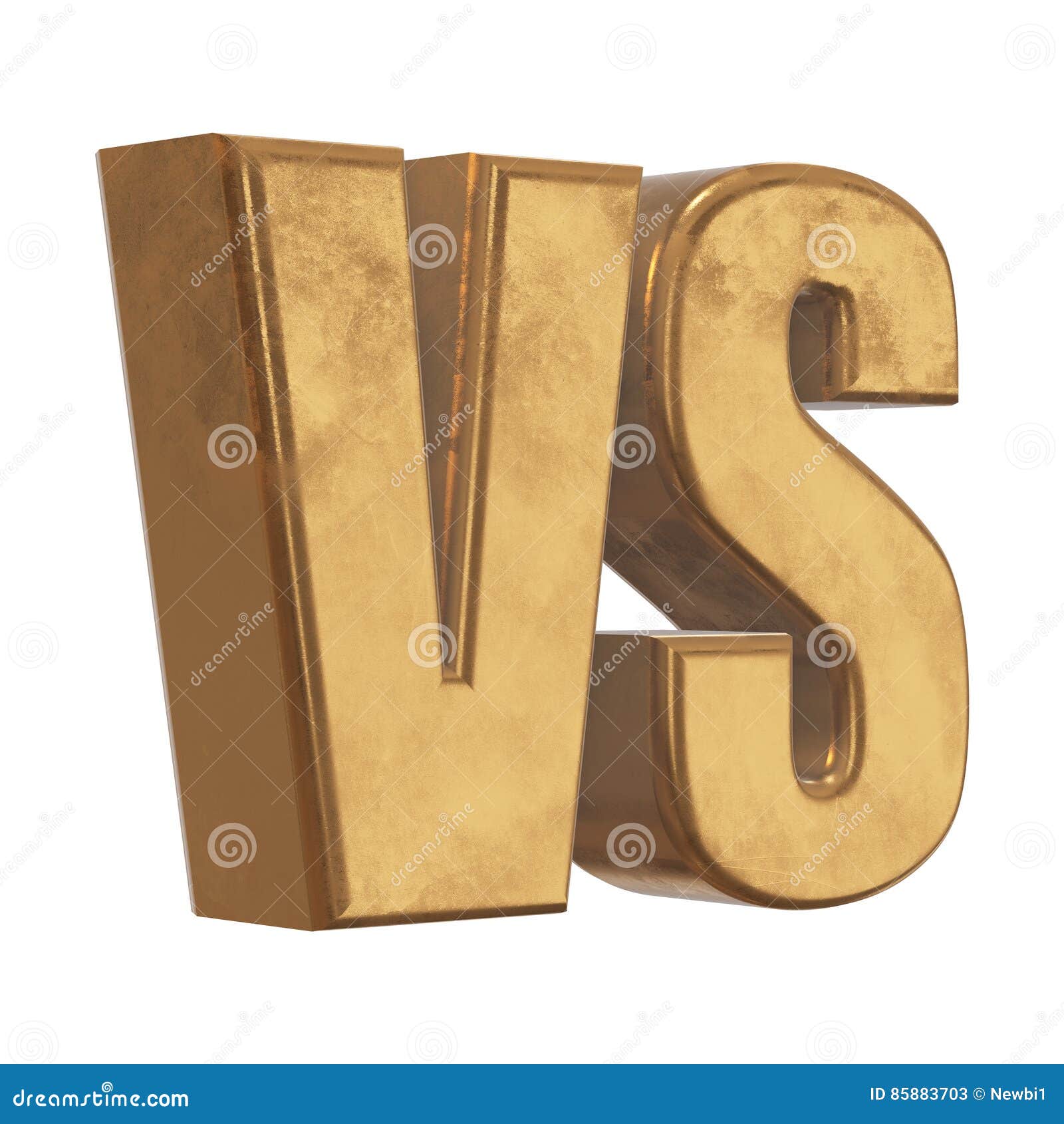 Versus Logo. VS Letters 3D stock illustration. Illustration of