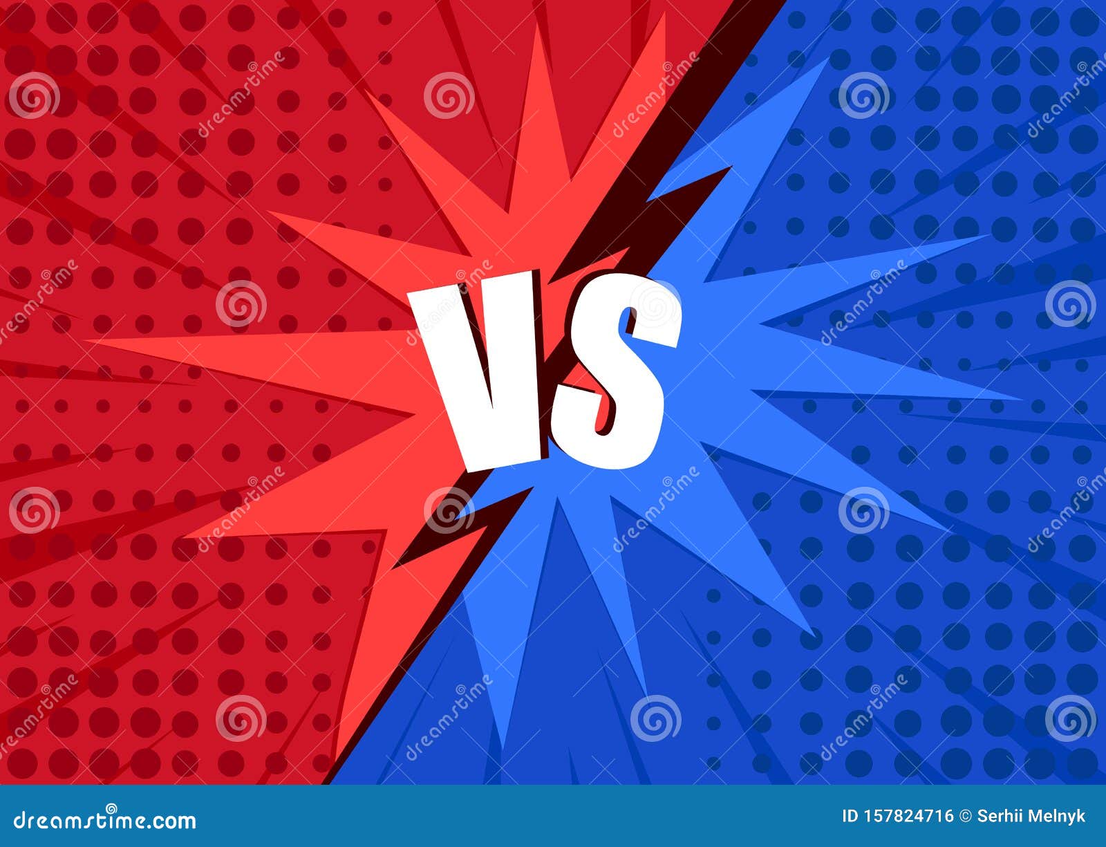 Premium Vector, Versus screen. vs battle headline, conflict duel between  red and black teams. confrontation fight competition.