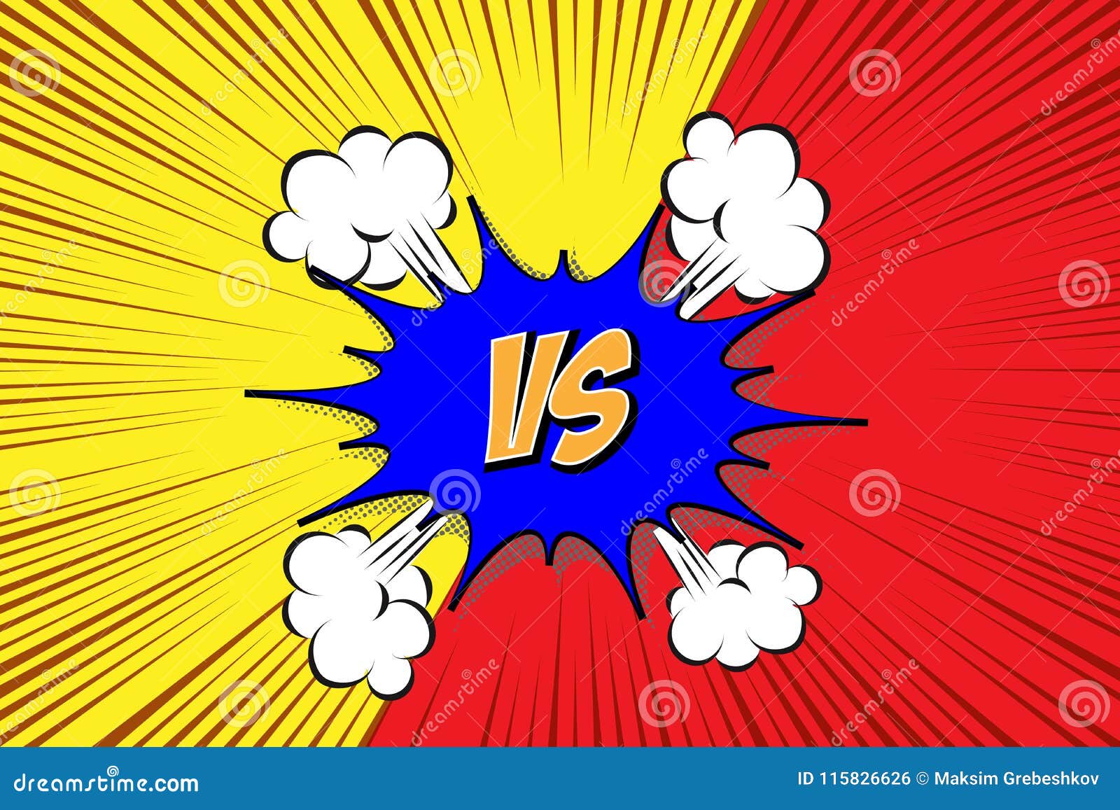 Versus. Vs. Fight Backgrounds Stock Vector - Illustration of lines