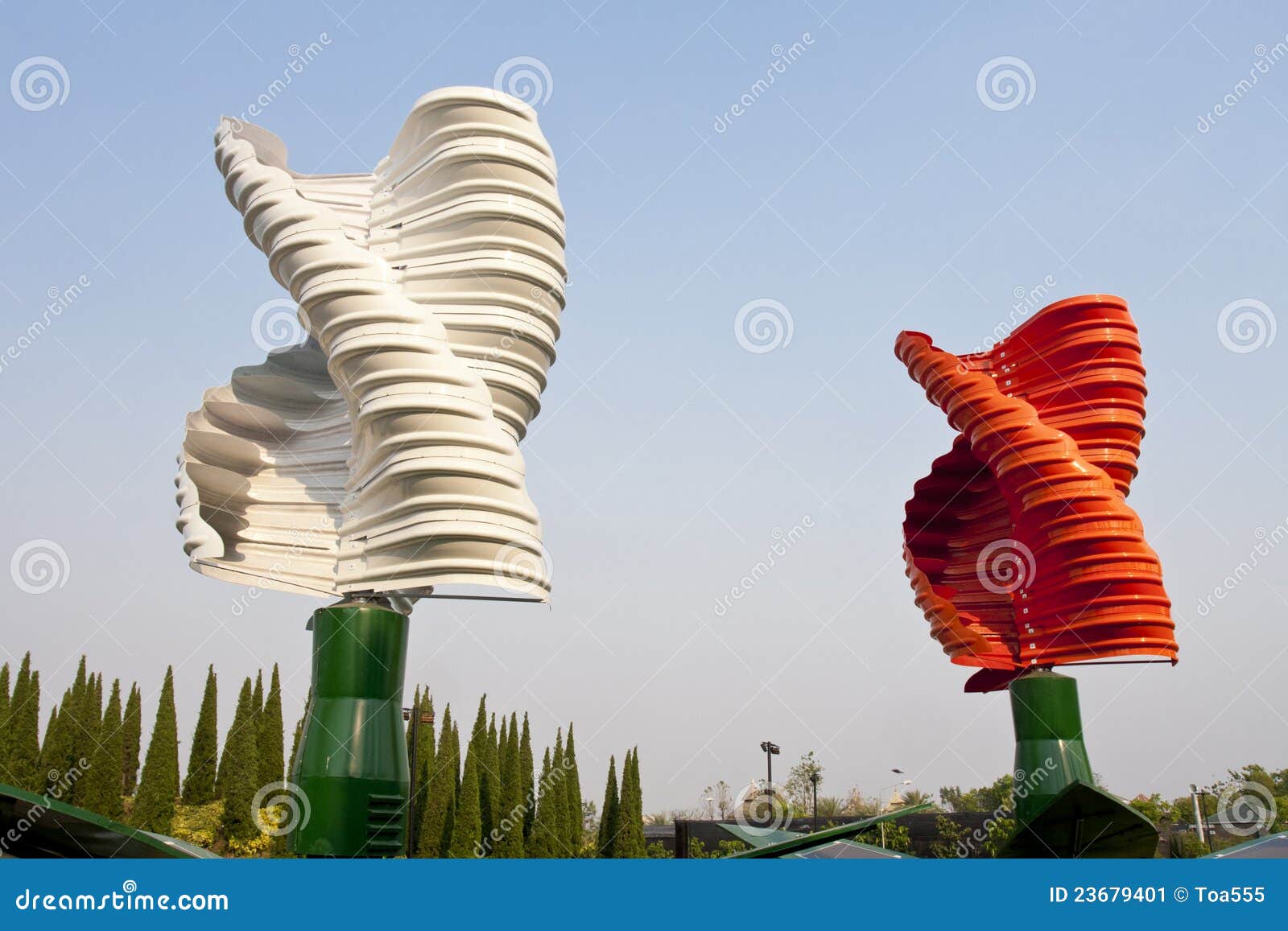 Vertical-axis wind turbines (VAWTs) are a type of wind turbine where 