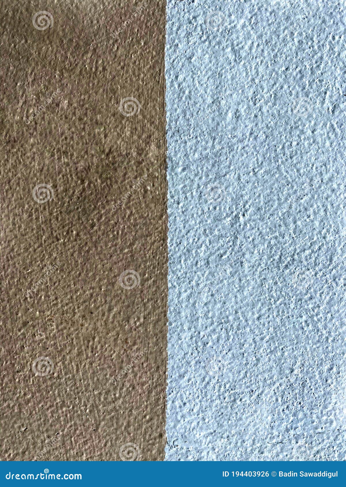 Vertical Brown and Blue Double Wall Texture Stock Photo - Image of ...