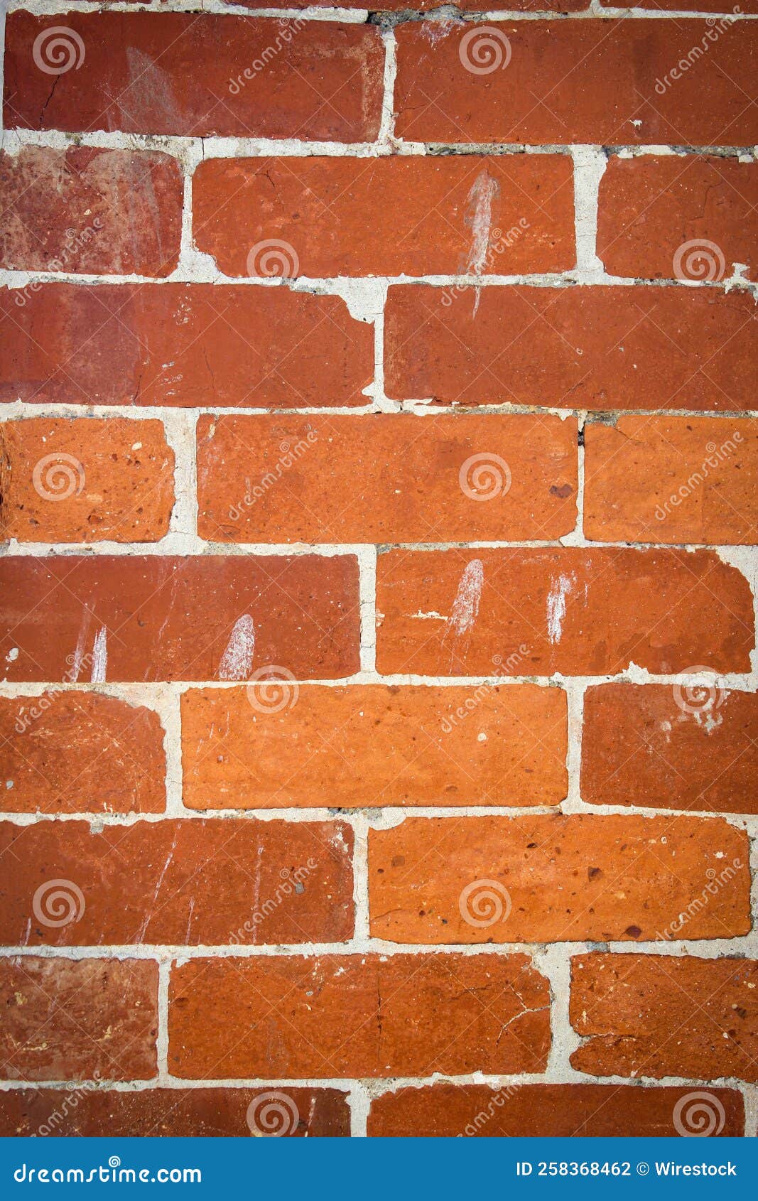 Vertical Closeup of Orange and Reddishbrown Brick Wall Texture Stock Photo Image of brick