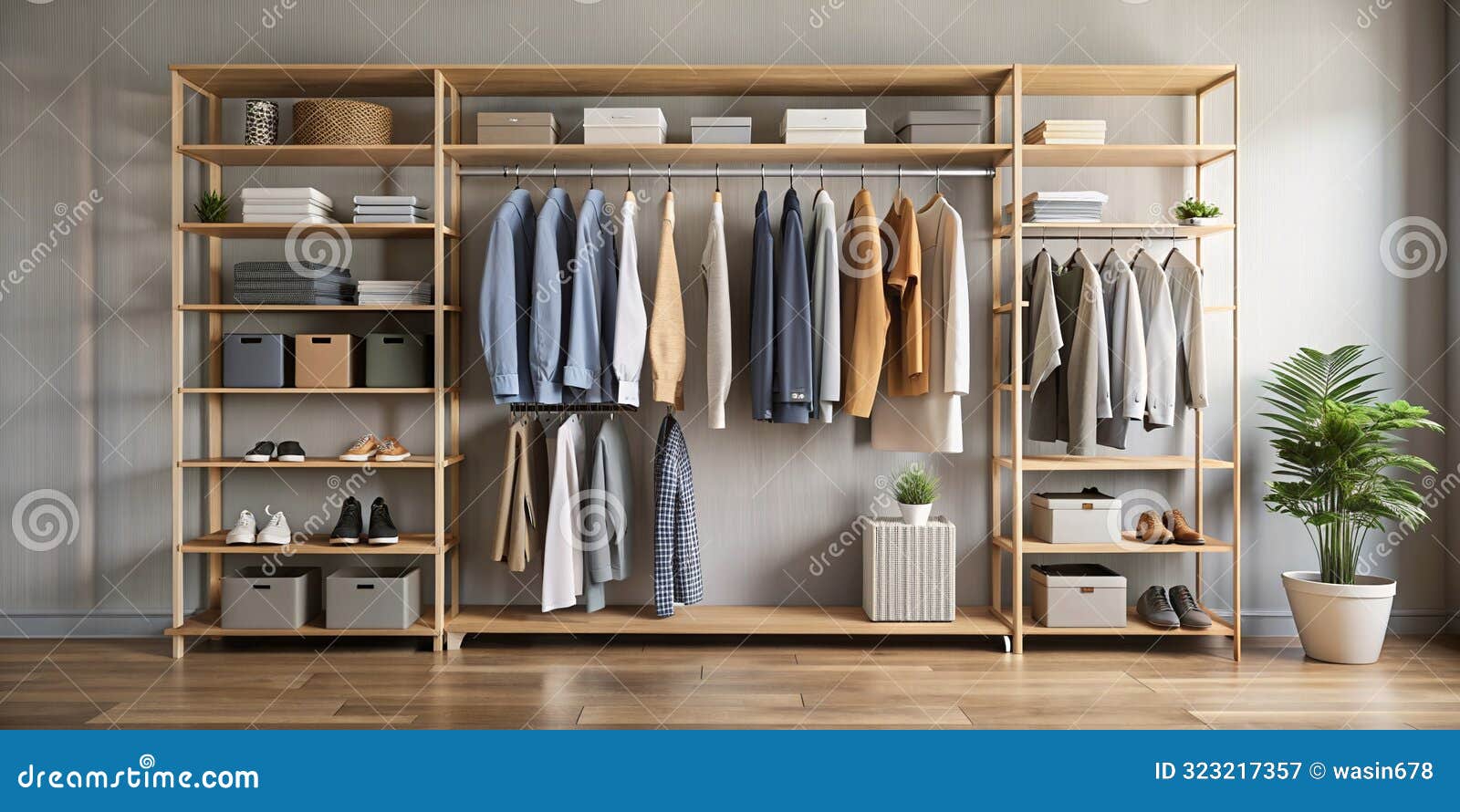 Vertical Clothing Storage Ideas Order Methods in really Life Generative